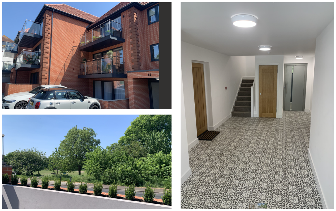apartment building collage